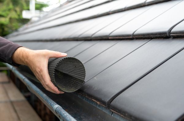 Gutter Mesh Installation in Hopkins